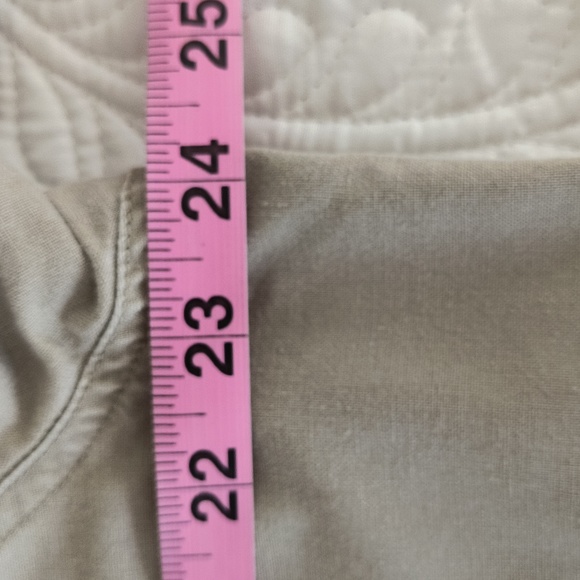 Woolrich 100% Cotton Long Sleeve Sand color Button up size L - Picture 10 of 15